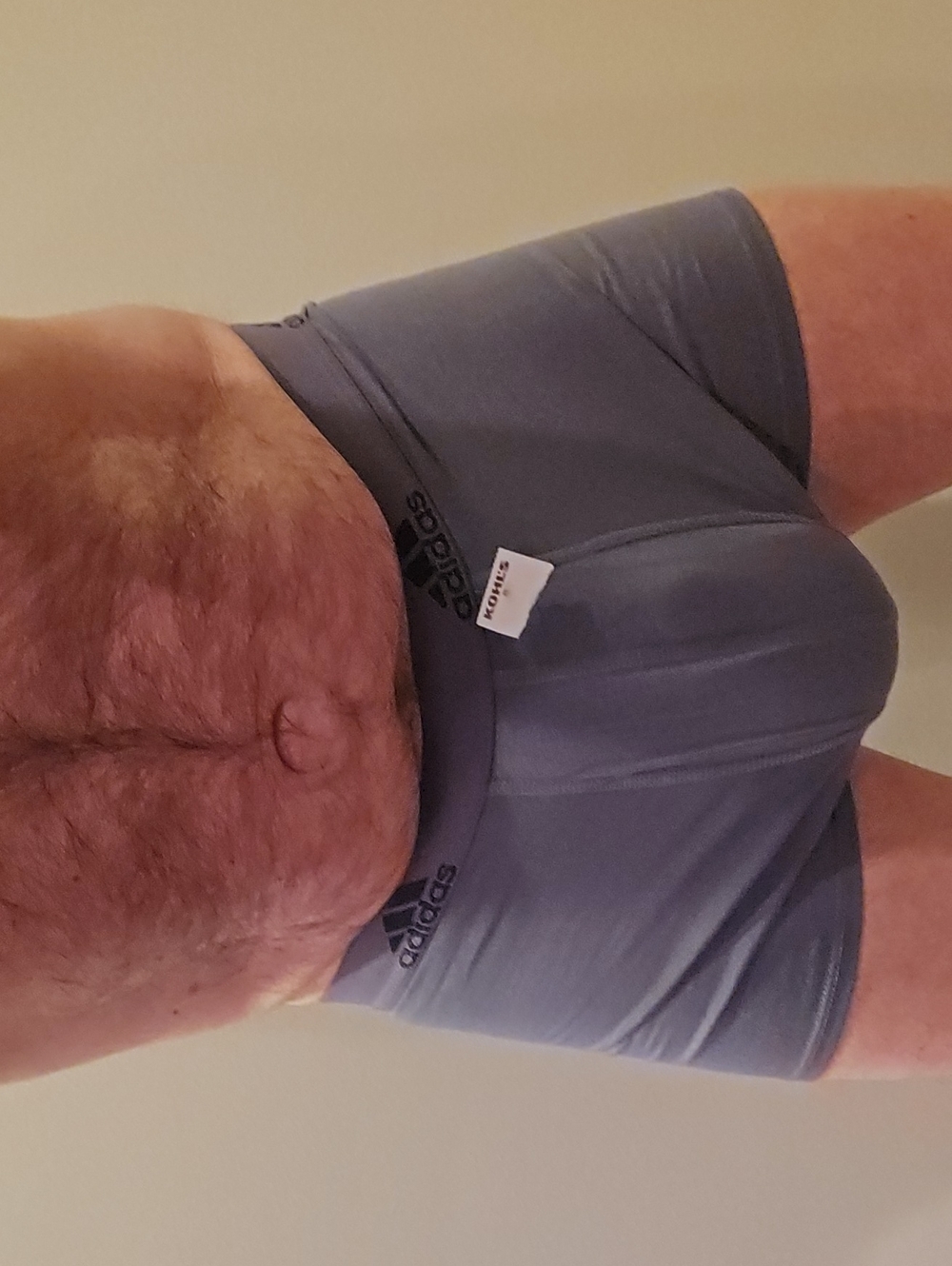 adidas Men's Slate Gray Stretch Boxer Briefs
